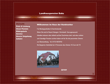 Tablet Screenshot of guenstige-pension-babs.de